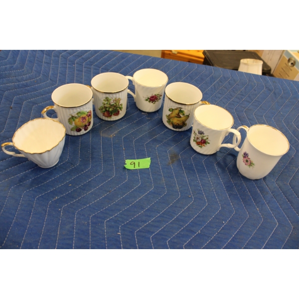 Set of Mugs and China