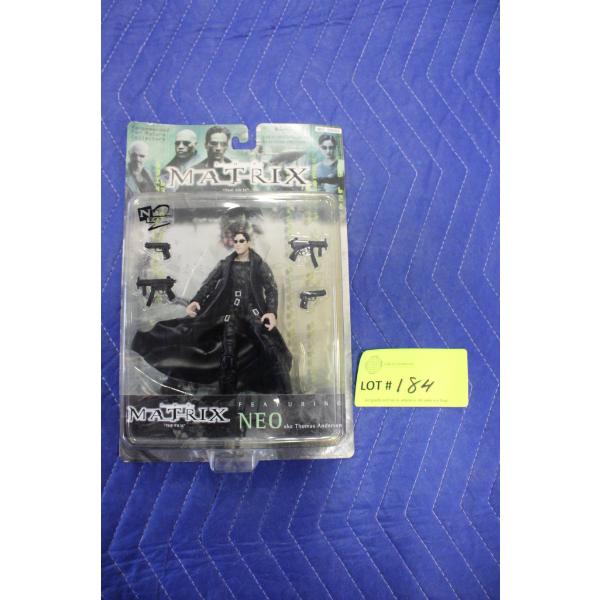 The Matrix Neo Action Figure in Original Packaging
