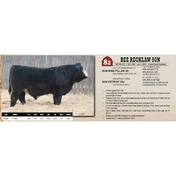BEE RECKLAW 50N