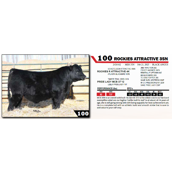 ROCKIES ATTRACTIVE 35N