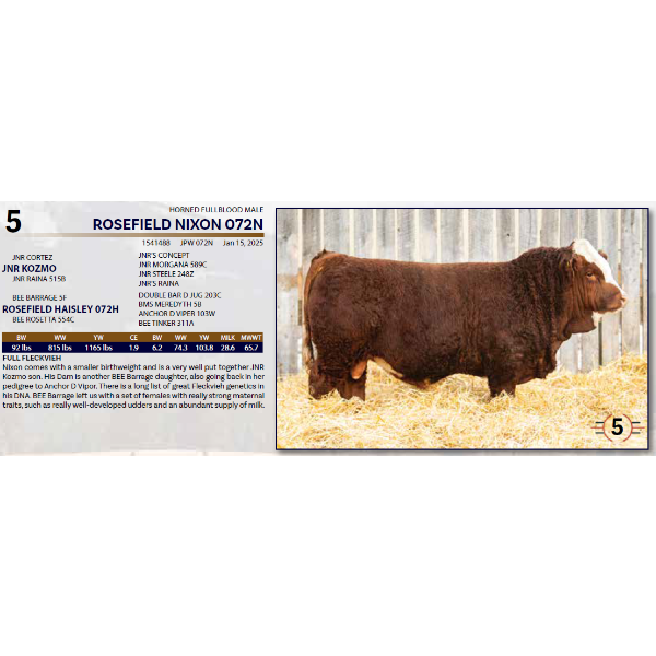 ROSEFIELD NIXON 072N