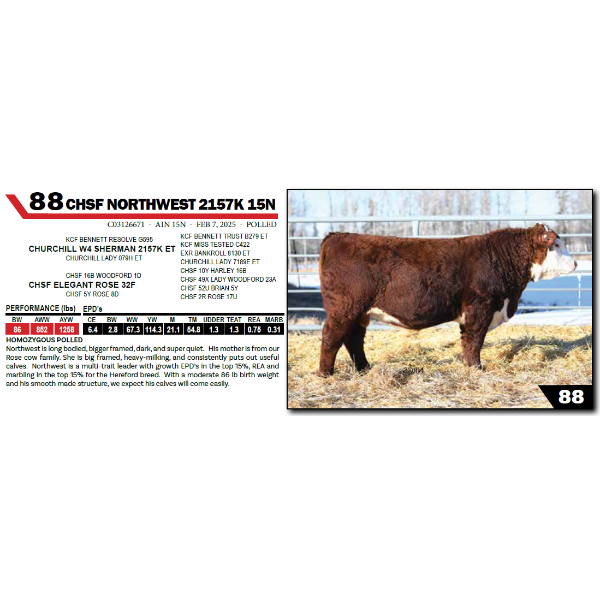 CHSF NORTHWEST 2157K 15N