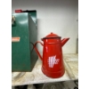 Image 2 :  vintage Coleman lantern, potentially a Canadian-made Model 335, complete with its metal carrying ca