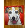 Image 1 : A 24x24 Jack Russell painting by Lee Keller