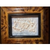 Image 2 :  framed relief plaque depicting a Bacchanalian scene, often referred to as "Bacchanal of Putti" or "