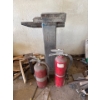 Image 1 :  Homemade anvil and fire extinguishers