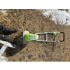Image 1 :  Greenworks garden cultivator or tiller, likely a 40V model such as the 27062A, used for breaking up