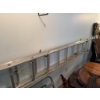 Image 4 : GLAM extension ladder made of aluminum. Features labels indicating manufacturer and origin. Designed
