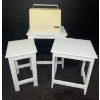 Image 1 :  Wooden Nesting Tables & Memory Craft Janome Sewing Machine w/Pedal