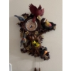 Image 1 : Treetop Chorus Songbird Sculptural Wall Clock by The Bradford Exchange. 
Inspired by Bavarian collec