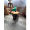 Image 3 :  vintage Mid-Century Modern ice bucket, likely produced by Coppercraft Guild, featuring a copper bod