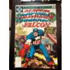 Image 1 :  vintage comic book, specifically "Captain America and the Falcon" issue #214 from the Marvel Comics