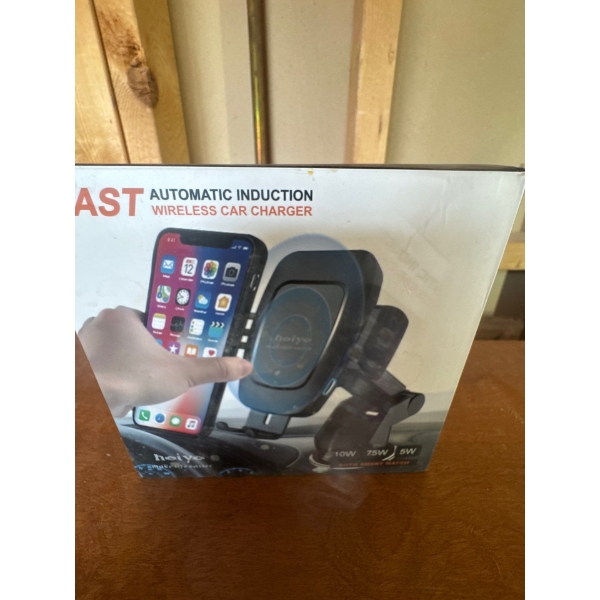 Fast automatic induction wireless car charger. Brand new inbox 