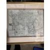 Image 4 :  framed reproduction of a historical map titled Asia Nova Descriptio by Jodocus Hondius, originally 