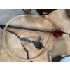 Image 3 : Rotary hand pump featuring a Bonar-Hypro 3151 pump head, attached hose, handle, and connecting hardw