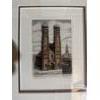 Image 2 : framed vintage illustration of the Frauenkirche in Munich, Germany, a prominent landmark known for i