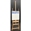 Image 1 : Wooden Professional Adjustable Art Easel W/ Canvas Supply