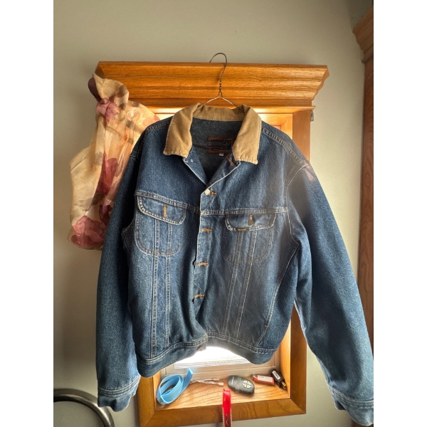Mustang large denim jacket.