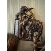 Image 4 : This is a vintage 1971 Coppercraft Guild "Spinning Jenny" wall hanging made by Dart Industries. 
It 