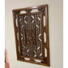 Image 2 : Chinese Lattice Wood Panels with Longevity Motif, 19.5" x 57.5" Each