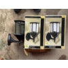 Image 9 : 2 brand new outdoor lanterns, a lot of pool cues, a vintage wash and iron board, and a full tote of 