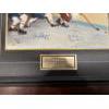 Image 4 :  framed sports collectible is titled "A Clash of Titans" and features autographed images of hockey l