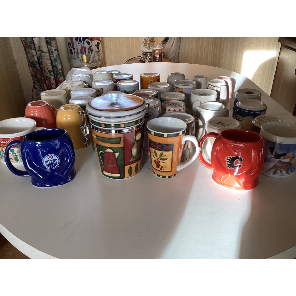 Coffee mug lot. Boilers and Calgary flames