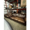 Image 1 : 3 SEATER LEATHER SOFA