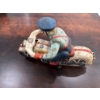 Image 2 :  vintage tin lithograph "Tricky Police" motorcycle toy, likely produced by Louis Marx & Co. in the l