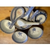 Image 1 :  collection of traditional Chinese Jingdezhen blue and white porcelain bowls and spoons featuring th