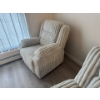 Image 2 : This is a beige corduroy  Recliner. very comfy 