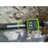 Image 2 : Greenworks GD40BC 40V brushless battery-powered brush cutter or string trimmer. 
Motor: Uses a brush
