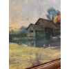 Image 4 :  Vintage framed print of the painting "Mill Stream" by artist Robert Wood. 
Artist: Robert Wood (188
