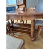 Image 2 :  maple and birch dining table and chair set. With extensions, maple dining set with two leaves. Six 