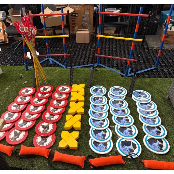Ladder Toss Game To Train Dogs/Puppys Speed & Precision-Dog Life Preservers, Frisbees & More