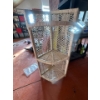 Image 1 : Very nice corner wicker shelf