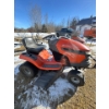 Image 8 :   Husqvarna YTH2042 lawn tractor, as indicated by the model number on the identification tag.  Produ