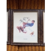 Image 1 : Four framed Norman Rockwell prints: "Mysterious Malady," "Downhill Daring," "Flying High," and "Adve