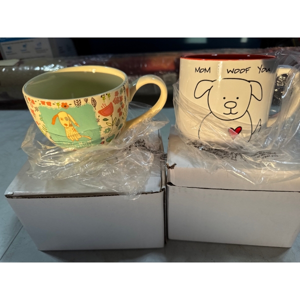 Two dog mom mugs