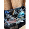 Image 4 : Miscellaneous items for plumbing and ducting, along with all contents shown. Included are a power sa