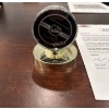 Image 3 :  collectible item is an authentic Edmonton Oilers game-used puck from Mark Messier's jersey retireme