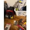 Image 2 : Sentech battery charger, Master Craft maximum drill set and Laser level, condition unknown
