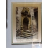 Image 2 : framed, hand-colored etching titled "Rathausportal" (City Hall Portal) by the German artist Ernst Ge