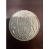 Image 2 : 1947 Canadian 50 cents coin featuring King George VI on the obverse and Canada's coat of arms on the