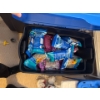Image 1 : Full Tupperware container of bird supplies, lots of bird oat sprays, Rubbermaid Tupperware container
