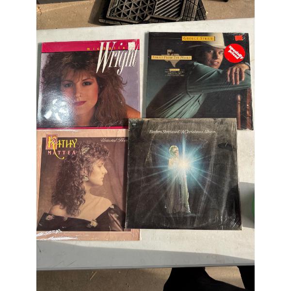 4 records including Barbara Streisand and George Strait