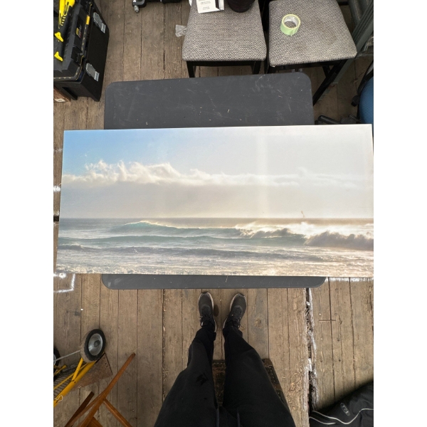 WAVES PAINTING 47 1/4 L -22 1/4 W