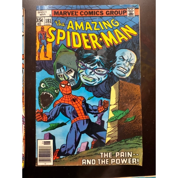 The Amazing Spider-Man #181 comic book, published by Marvel Comics Group in 1978. 