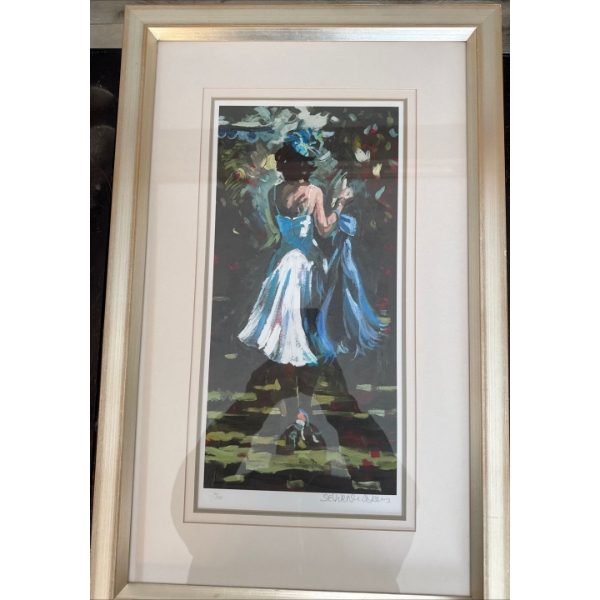 limited edition giclee print titled "Venetian Rhapsody" by artist Charlotte Atkinson. 