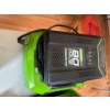 Image 1 :  80V lithium-ion batteries for outdoor power equipment. 
The charger features a built-in fan for coo